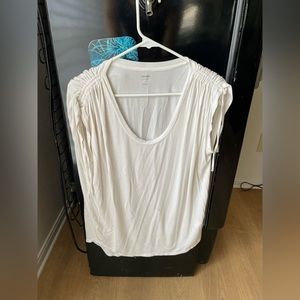 Express relaxed fit t shirt with rouge shoulders